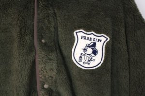 画像2: 50%off  　DENIMDUNGAREE　    JERRY MARQUEZ パッカブル ボアフリース ポンチョ　　9；カーキ　　サイズ；S (2)