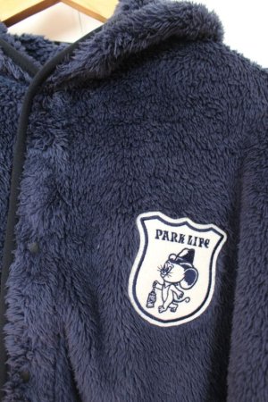 画像3: 50%off  　DENIMDUNGAREE　    JERRY MARQUEZ パッカブル ボアフリース ポンチョ　　4；紺　サイズ；S (3)