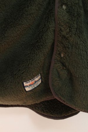 画像3: 50%off  　DENIMDUNGAREE　    JERRY MARQUEZ パッカブル ボアフリース ポンチョ　　9；カーキ　　サイズ；S (3)