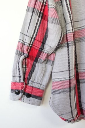 画像5: 50%off　DENIMDUNGAREE　   ムラチェック シャツ　3；グレー (5)