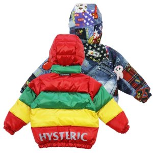 2023秋冬 MY FIRST HYSTERIC DENIM PATCHWORK総柄 RVアウター 90