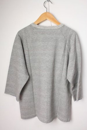 画像4: 30%off DENIMDUNGAREE インレイウラキモウボーダー GRAMICCI プルオーバー  3;グレー (4)