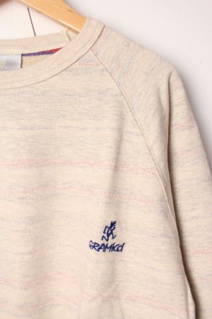 画像2: 30%off DENIMDUNGAREE インレイウラキモウボーダー GRAMICCI プルオーバー  11;生成 (2)