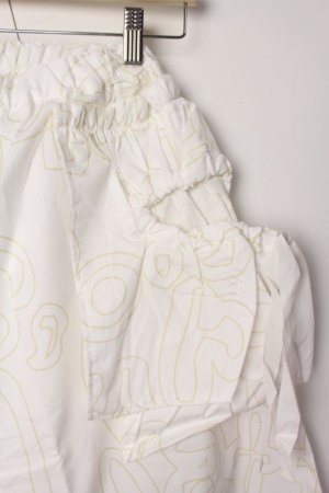 画像2: 50%off  フランキーグロウ   Lett. 2HOLE BIG PANTS  WHITE‐IV Lett   サイズ;Women(F) (2)