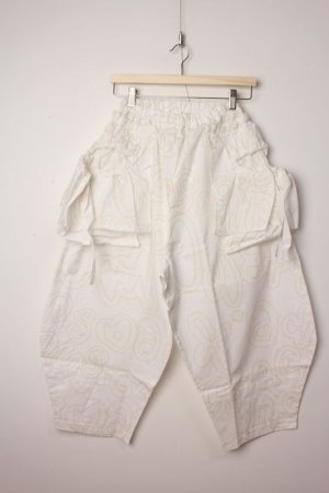画像1: 40%off フランキーグロウ   Lett. 2HOLE BIG PANTS 　WHITE‐IV Lett  　サイズ；Women(F) (1)