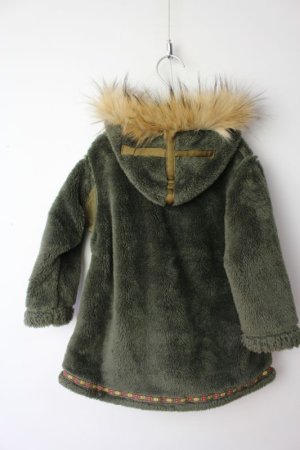 画像5: 50%off  　DENIMDUNGAREE　ボア　エスキモー　コート　　9；カーキ (5)