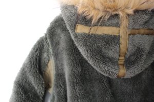 画像4: 50%off  　DENIMDUNGAREE　ボア　エスキモー　コート　　9；カーキ (4)