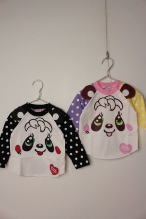 画像1: 40%off グラグラ　ハッピードット長袖Tシャツ　 (1)