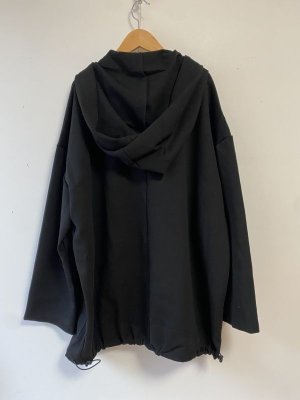 画像4: 50%off 2023AW　gomme(H)　　フード付き裏毛ジャケット　　2:ブラック　　サイズ；M (4)