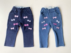 画像1: 30%off グラグラ　　リボンいっぱいパンツ (1)