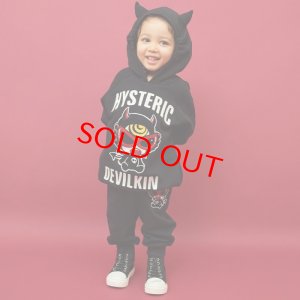 画像5: MY FIRST HYSTERIC　DEVILKIN ベア裏毛 しっぽ付きパンツ   10；ブラック (5)