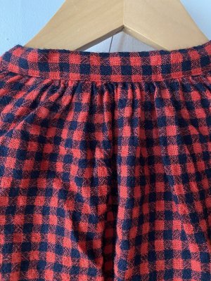 画像5: 30%off  VC    リネンウールチェックブラウス　　カラー:RED×NAVY  サイズ:FREE (5)