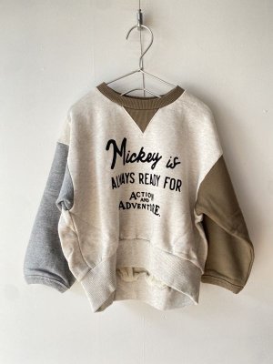 画像1: 40%off　FITH  　  ウラケ ミッキー&ミニーL/S スウェット  91：クレイジー (1)