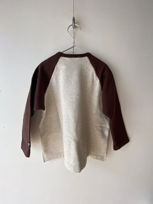 画像3: 40%off　FITH  　  ウラケ ミッキー&ミニーラグラン L/Sスウェット  7:茶 (3)