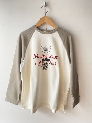 画像1: 40%off　FITH  　  ウラケ ミッキー&ミニーラグラン L/Sスウェット  3：グレー (1)