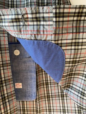 画像6: 2023 快晴堂 ナイロンチェックコート  カラー:グレーチェック  サイズ:2 (6)