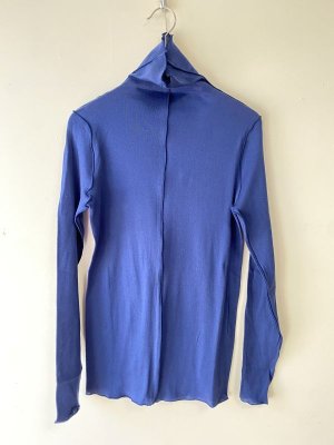 画像1: Paradis　タートル長袖Tシャツ　793:fade blue  サイズ；38 (1)