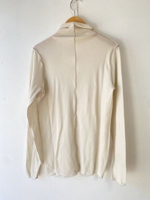 画像3: Paradis　タートル長袖Tシャツ　07:ecru  サイズ；38 (3)