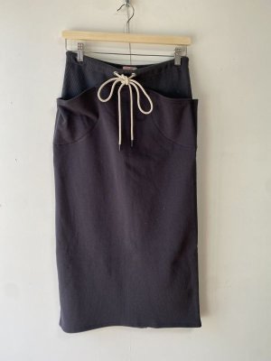 画像1: 30%off 2024SS  セビアンフェ　裏毛スカート　　　22: charcoal (1)