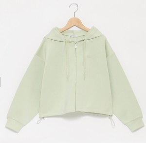 画像1: 30%off Lovetoxic  ダンボールZIPパーカ　　46；L・グリーン (1)