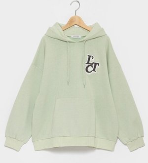 画像1: 30%off Lovetoxic  サガラパステルパーカ　46；L・グリーン (1)