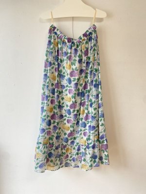 画像4: 40%off 2024SS Bon Vieux Temps　リバティptシルフローン　アジサイスカート　　10；WHITE (4)