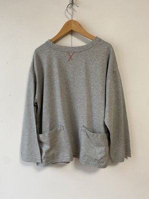 画像3: 快晴堂 コットンカーディガン 6;杢グレー サイズ:2(F) (3)