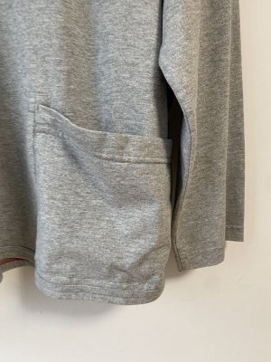 画像4: 快晴堂 コットンカーディガン 6;杢グレー サイズ:2(F) (4)