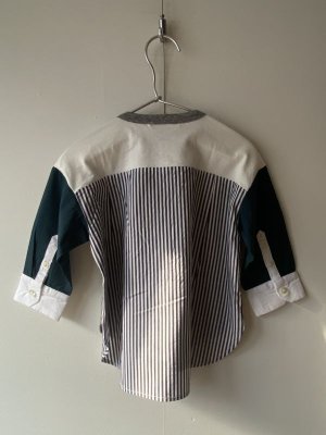 画像4: 40%off 2024春夏FITH     テンジク×ストライプ L/S Tシャツ 3;グレー (4)