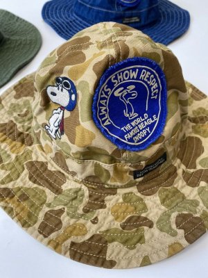 画像2: 40%off 　DENIMDUNGAREE　 	  バックサテン SNOOPY HAT (2)