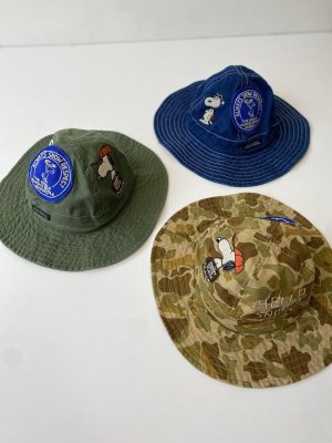 画像1: 40%off 2024春夏　DENIMDUNGAREE　 	  バックサテン SNOOPY HAT (1)
