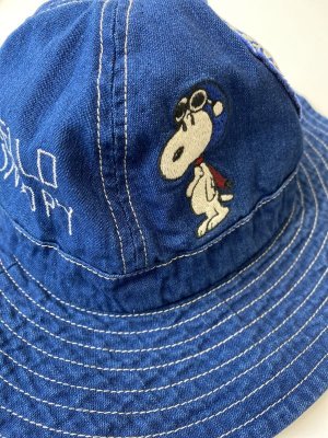 画像4: 40%off 　DENIMDUNGAREE　 	  バックサテン SNOOPY HAT (4)