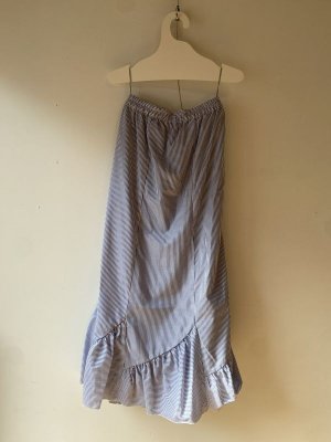 画像4: 40%off 2024SS セビアンフェ  ロンドンストライプ コットンスカート 70;BLUE   サイズ:1 (4)