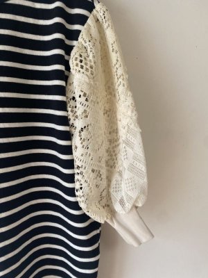 画像2: 50%off 2024春夏　GTH　 ボーダーテンジク リメイク OP　　2；黒　サイズ；120 (2)