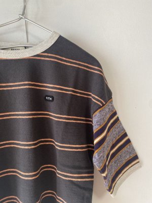 画像2: 40%off 2024春夏FITH      アイビーボーダー Big L/S Tシャツ 17;チャコール (2)