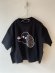 画像1: 40%off nunuforme 　 　手書きinuinu Tシャツ　　BK (1)