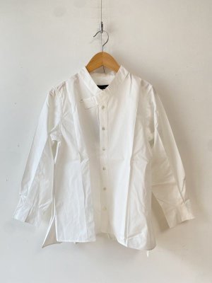 画像1: nunuforme 　タックシャツ　　OffWh (1)