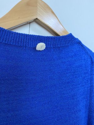 画像4: 30%off 2024春夏　NATURAL LAUNDRY　CLニットポケットベスト　450：ブルー　サイズ:2 (4)