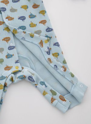 画像3: OCEAN&GROUND　　サブマリン新生児ロンパス　 (3)