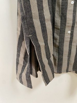 画像4: 40%off   YARRA 　　 リネン混ストライプワンピース　99:ブラック　FREE (4)