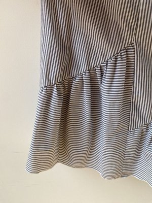 画像3: 40%off 2024SS セビアンフェ　　ロンドンストライプ　ロングスカート　20:gray サイズ:1 (3)