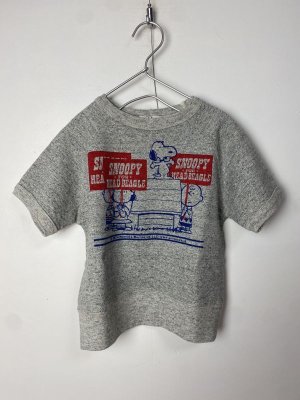 画像1: 2024春夏　DENIMDUNGAREE　    	ウラケ SNOOPY スウェット　　3；グレー (1)