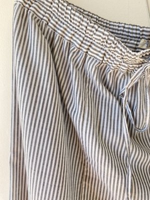 画像2: 40%off 2024SS セビアンフェ　　ロンドンストライプ　ロングスカート　20:gray サイズ:1 (2)