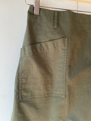 画像2: ☆NATURAL LAUNDRY ストレッチスカート  570;カーキ (2)