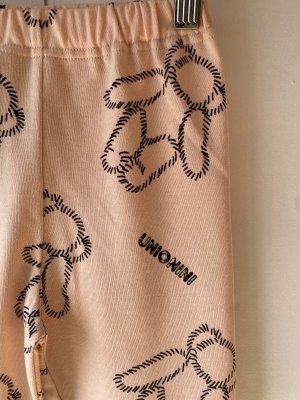 画像2: 40%off UNIONINI　teddybear short leggings    pink orange　　サイズ；6-8y（116-128cm) (2)