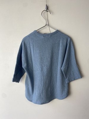 画像3: 40%off 2024春夏FITH     リサイクルテンジク L/STシャツ 14:ブルー (3)