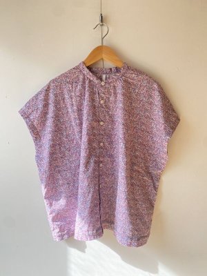 画像1: grin　花柄Ptシャツ　754；ピンク　　　サイズ；2 (1)