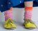 画像1: ☆フランキーグロウ    THREE-D LINE SOCKS　 (1)