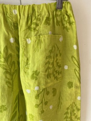 画像3: 30%off 2024春夏 NATURAL LAUNDRY  Lプランタpt パンツ 224:グリーン サイズ;2 (3)