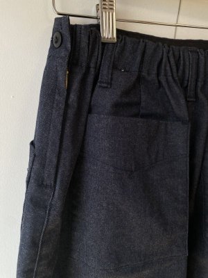 画像3: 40%off  　NATURAL LAUNDRY　　ロイカデニムナロースカート　480；ネイビー　 (3)
